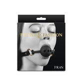 Fetish & Fashion - Fran - Black Breathable Mouth Restraint - Mr and Mrs D's